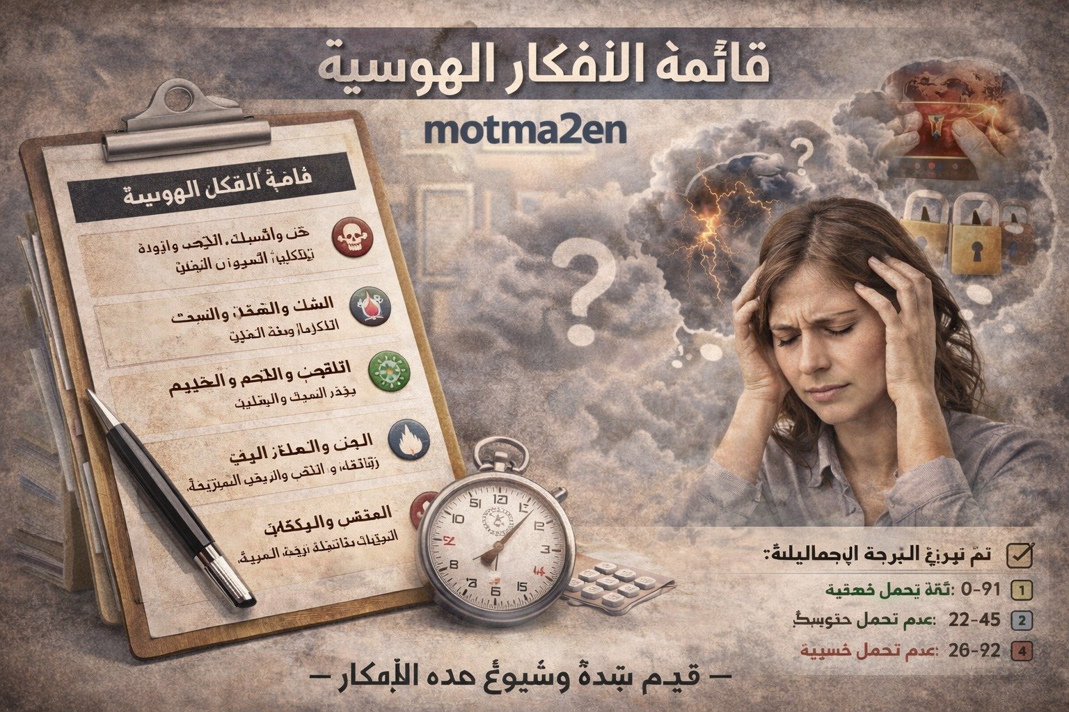 قائمة الأفكار الهوسية