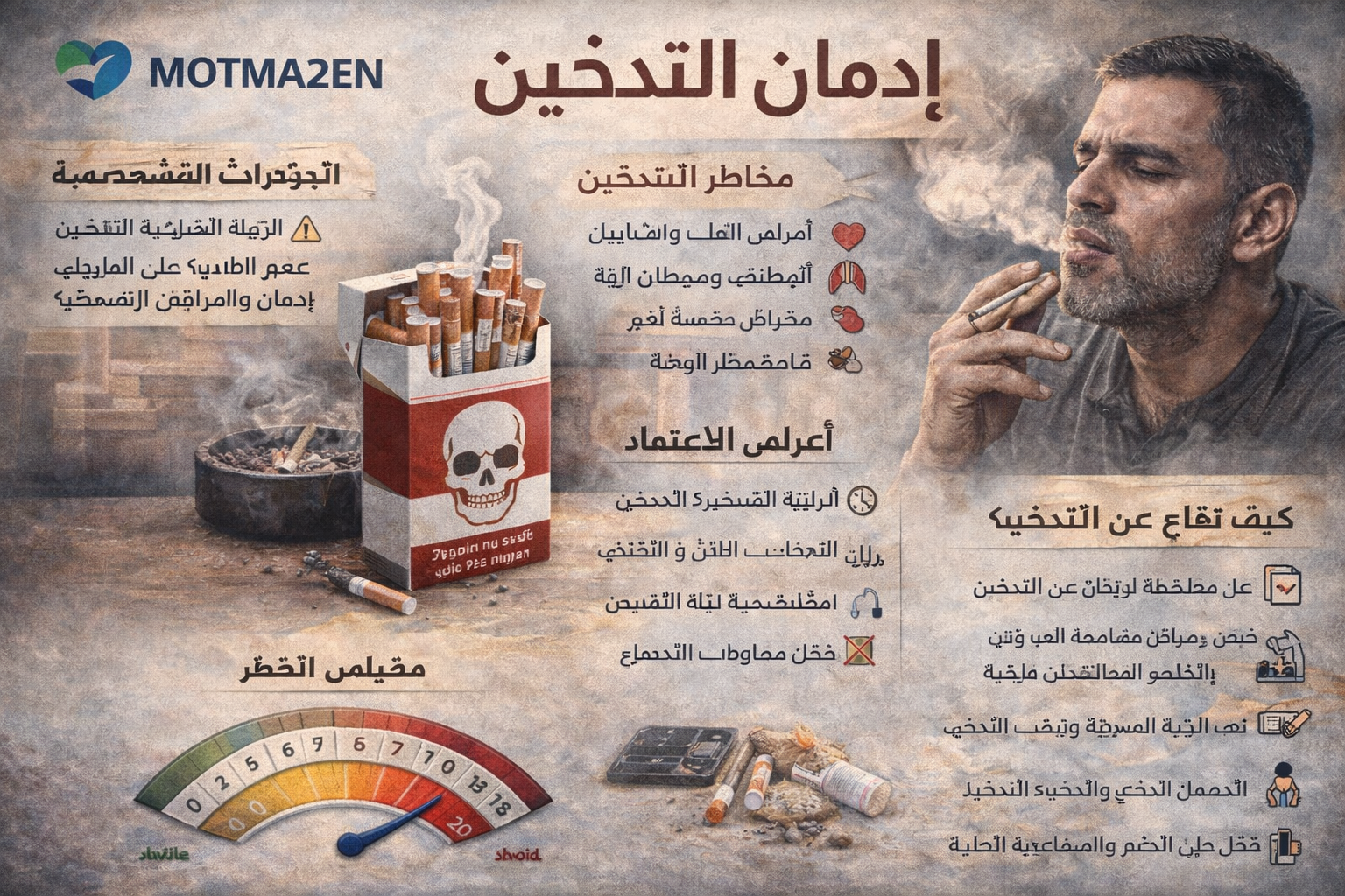 إدمان التدخين (استمارة هورن)